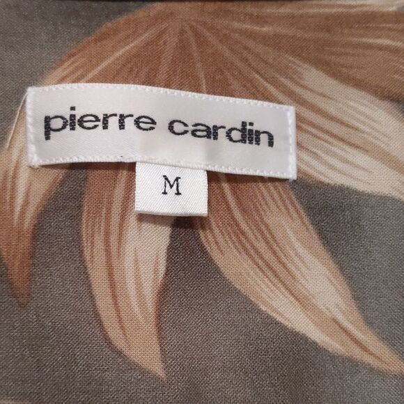 Pierre Cardin Beach Resort Tropical Shirt Sz M - Picture 2 of 6